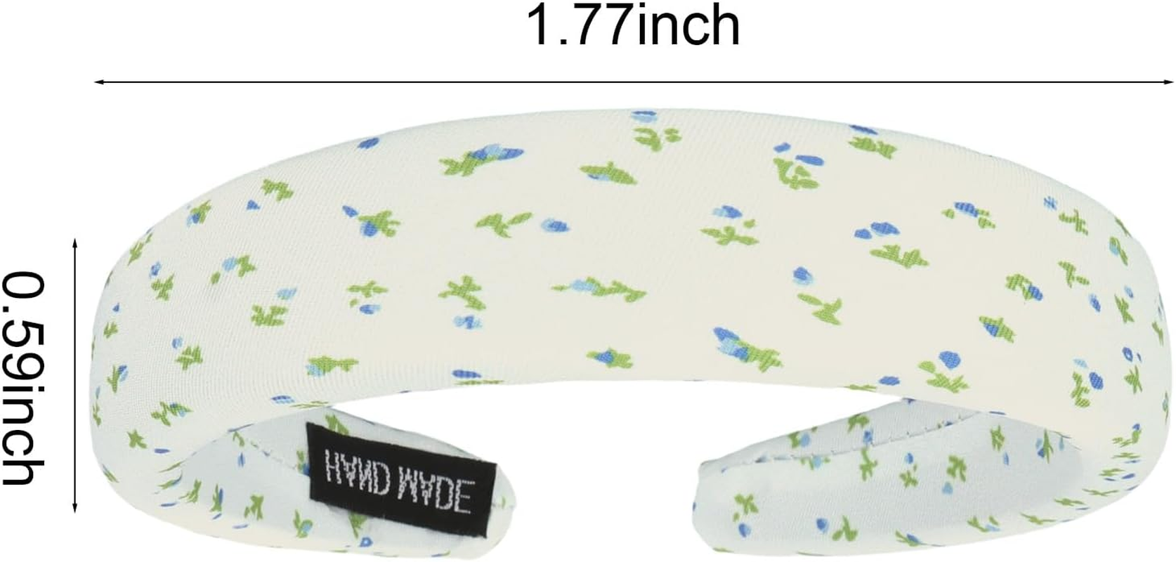 Bumlofa Set of 3 Women'S Headbands, Wide Headbands, Elegant, Stylish Hair Accessories with Floral Pattern image number 5