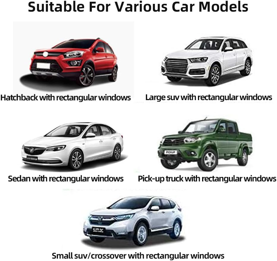 Front Windshield Sun Shade Umbrella for Car - Skycabin Front Window Sunshade Umbrella with Storage Bag for Heat Insulation Protection, Universal Car Sun Visor Protect Vehicle Sedan SUV Truck image number 4