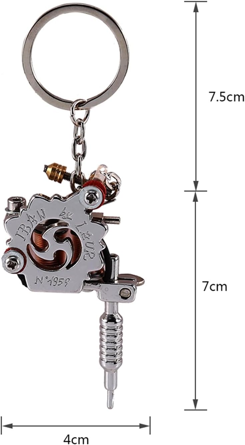 Zenithaur Mini Machine Keychain, Portable Supply Keychain, Outlast Gun Keychain for Lovers and Artists image number 3