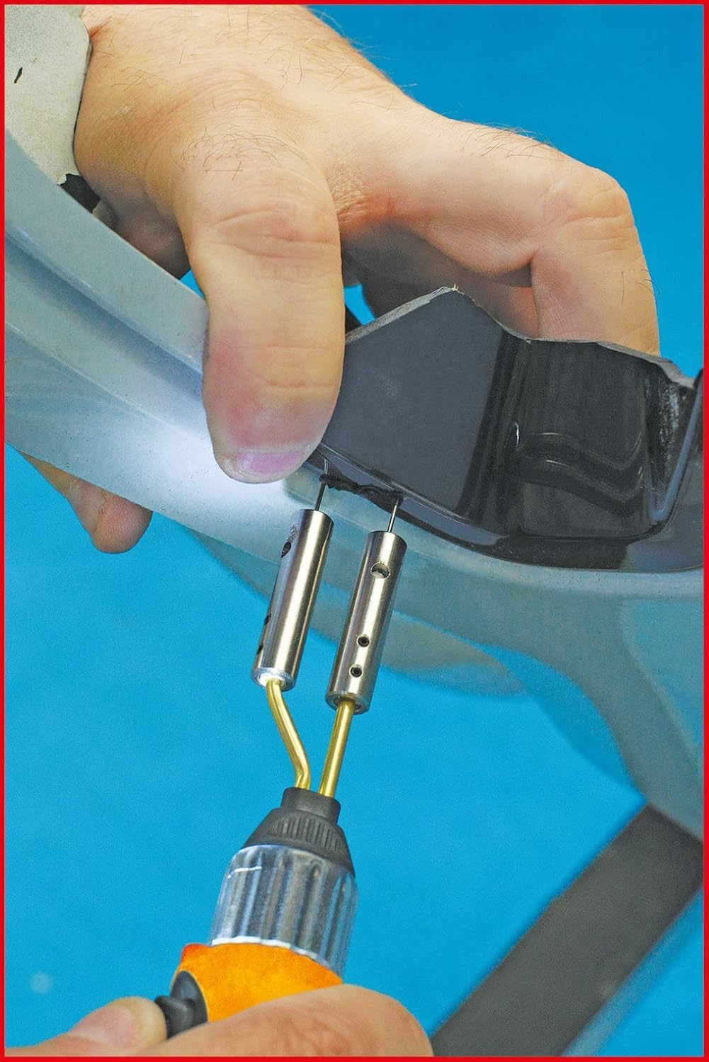 KS Tools 150.1010 Cordless Plastic Repair Kit, 134 Pieces, Colour, Size image number 4