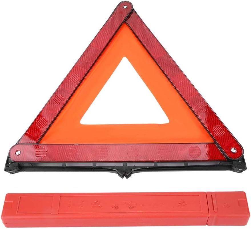 Car Stop Sign, Emergency Reflective Warning Board, Foldable Heavy Metal Fault Sign Board, Motorcycle Use for Fault Emergency Sign Truck image number 4
