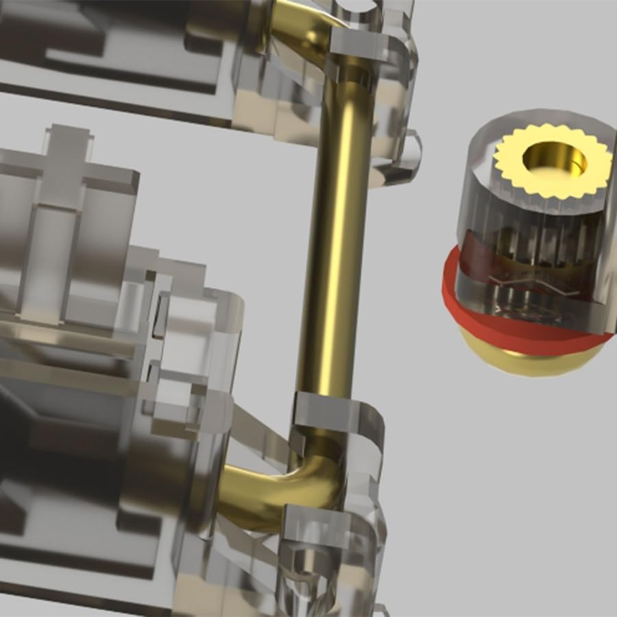 GATERON Ink V2 Screw in Stabilizer, RGB New Set Stab Hot Swap for 60% Layout MX Mechanical Keyboard image number 2