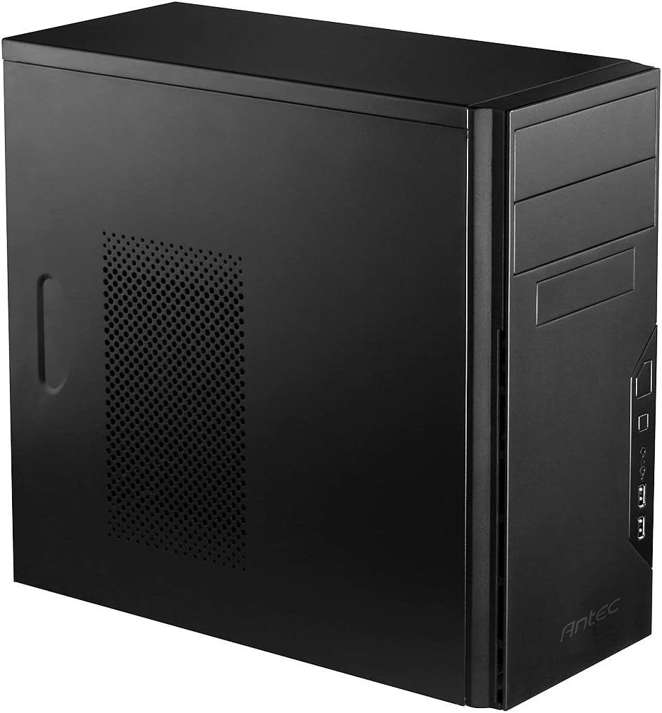Antec VSK3000B-U3 Micro ATX Case, Black image number 3