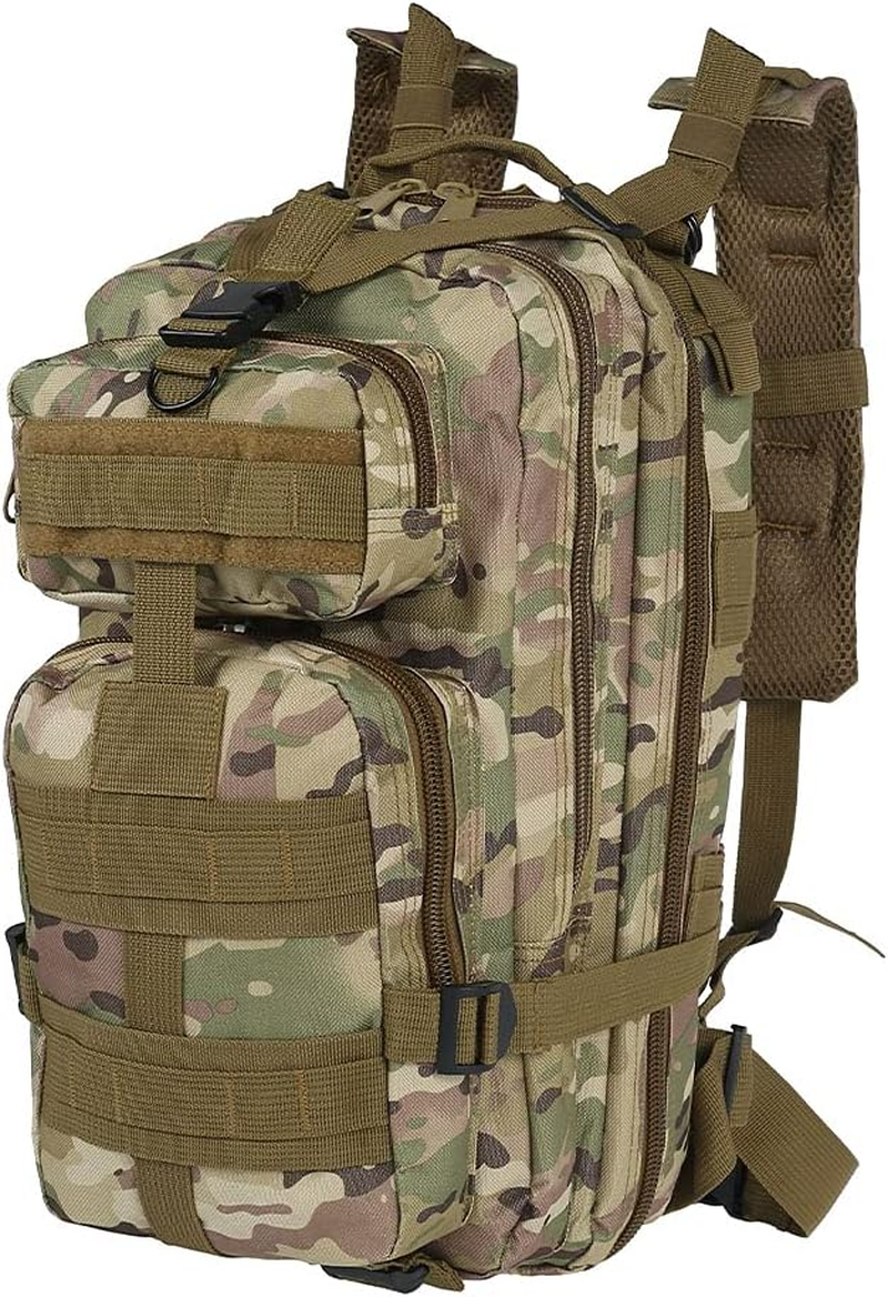 Tactical Military Backpack 30L Outdoor Hiking Backpack, Sport Hiking Trekking Camping Travel Backpack, Combat Rucksack Sturdy Durable for Hiking Cycling 17X 8X 10In image number 2