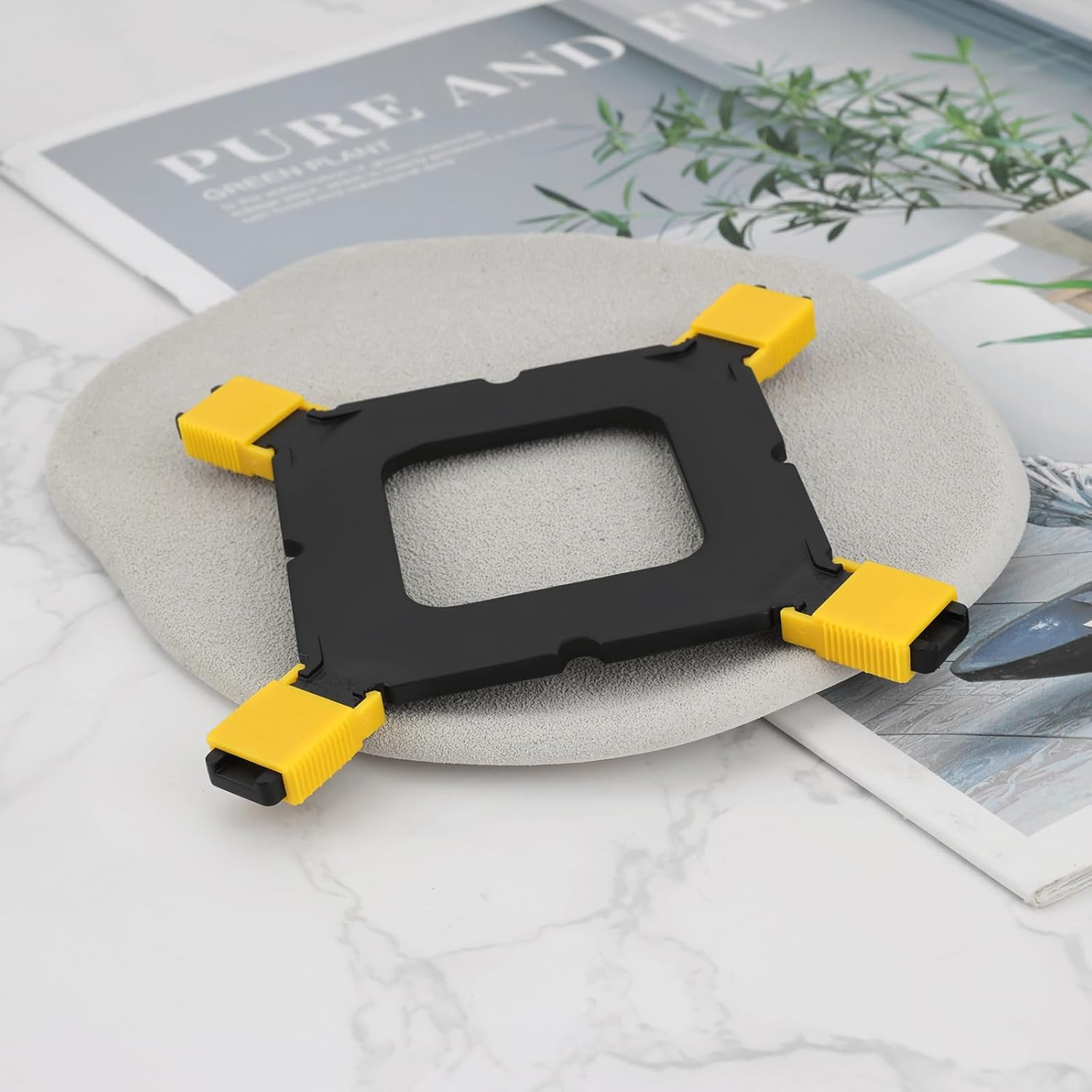 LT Easiyl 2PCS Desktop Computer CPU Cooling Fan Bracket Compatible with LGA1700 LGA1200 Lga115X 91X13.7Mm Hole Spacing 75/78Mm Adjustable Motherboard Backplate