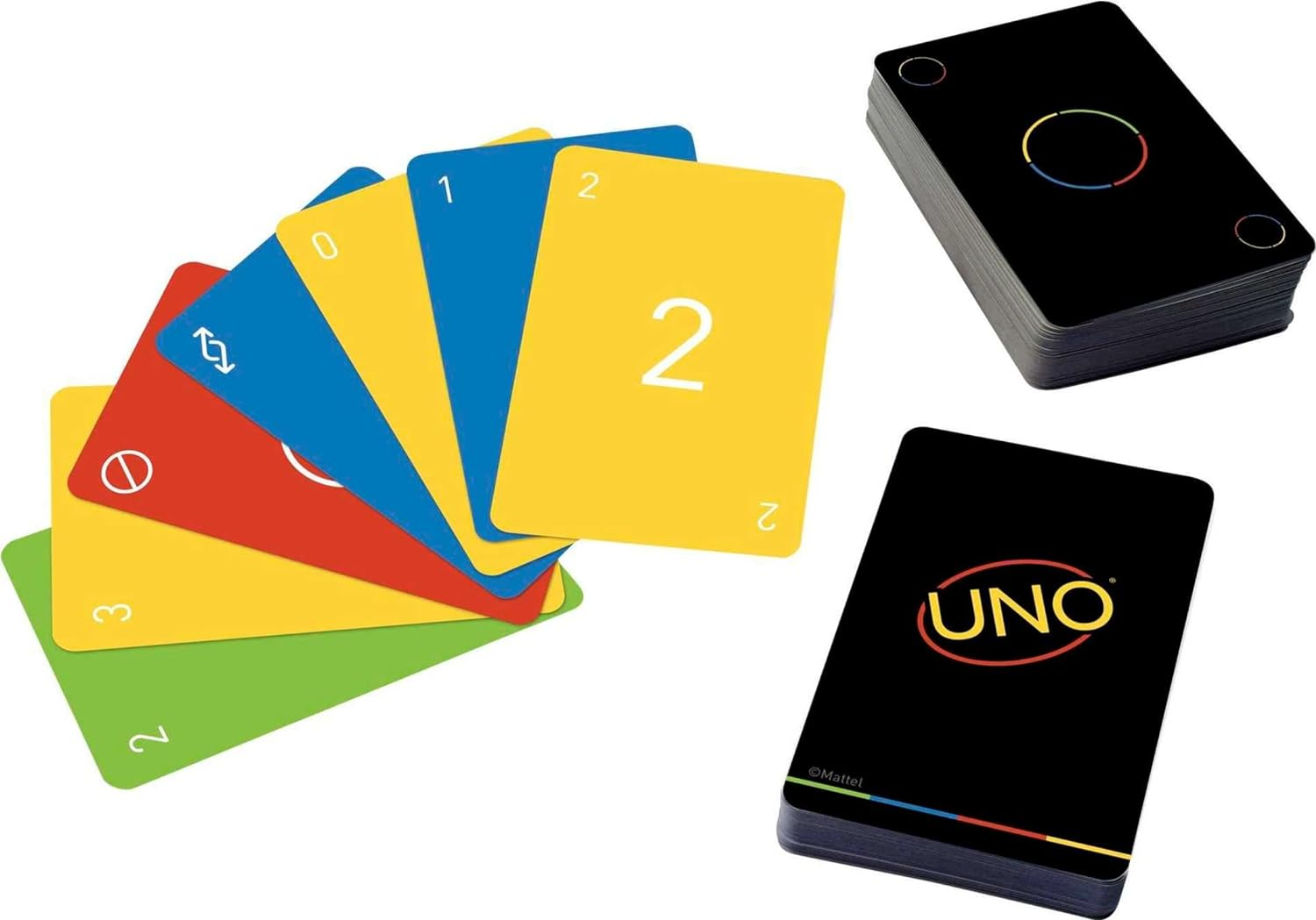 Mattel UNO Minimalista Card Game for 2 to 10 Players, Ages 7 and Up image number 4