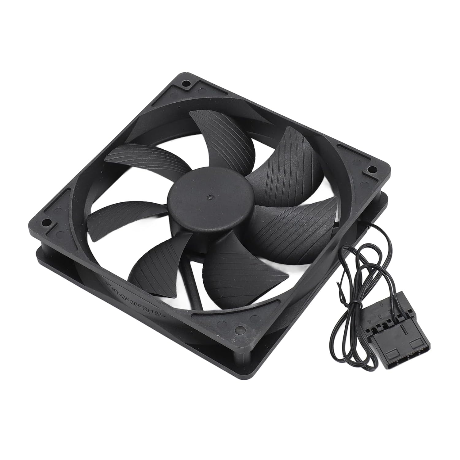 Yduupxe Double Ball Bearings Dual Ball Bearing Computer Case Fan 120X120X25Mm High Accuracy PC Exhaust Cooling Fan 3000RPM 2Pin Case Cooler