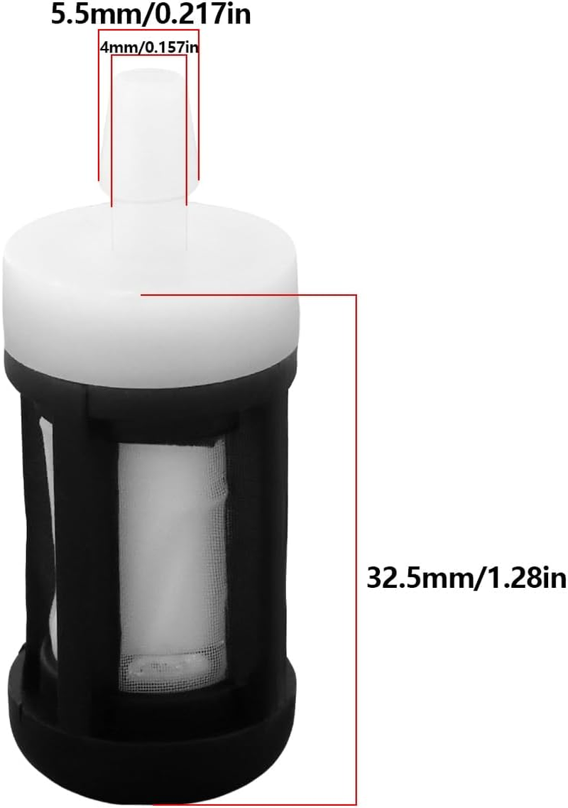 LT Easiyl 5Pcs Fuel Filters Replacement 0000?350?3502 Compatible with Stihl BG55 BG86 BR420 FS90 MS192 HT101 BG55 ZF-4 ZF-5 image number 1