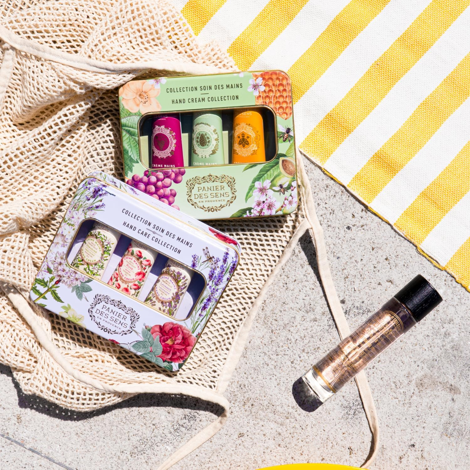 Panier Des Sens - Women'S Gift Box - Trio of Moisturizing Hand Cream Almond, Honey and Grapes - Gift Idea for Women Made in France - Gift Set for Her 97% Natural Ingredients - 3 X 30 Ml image number 3