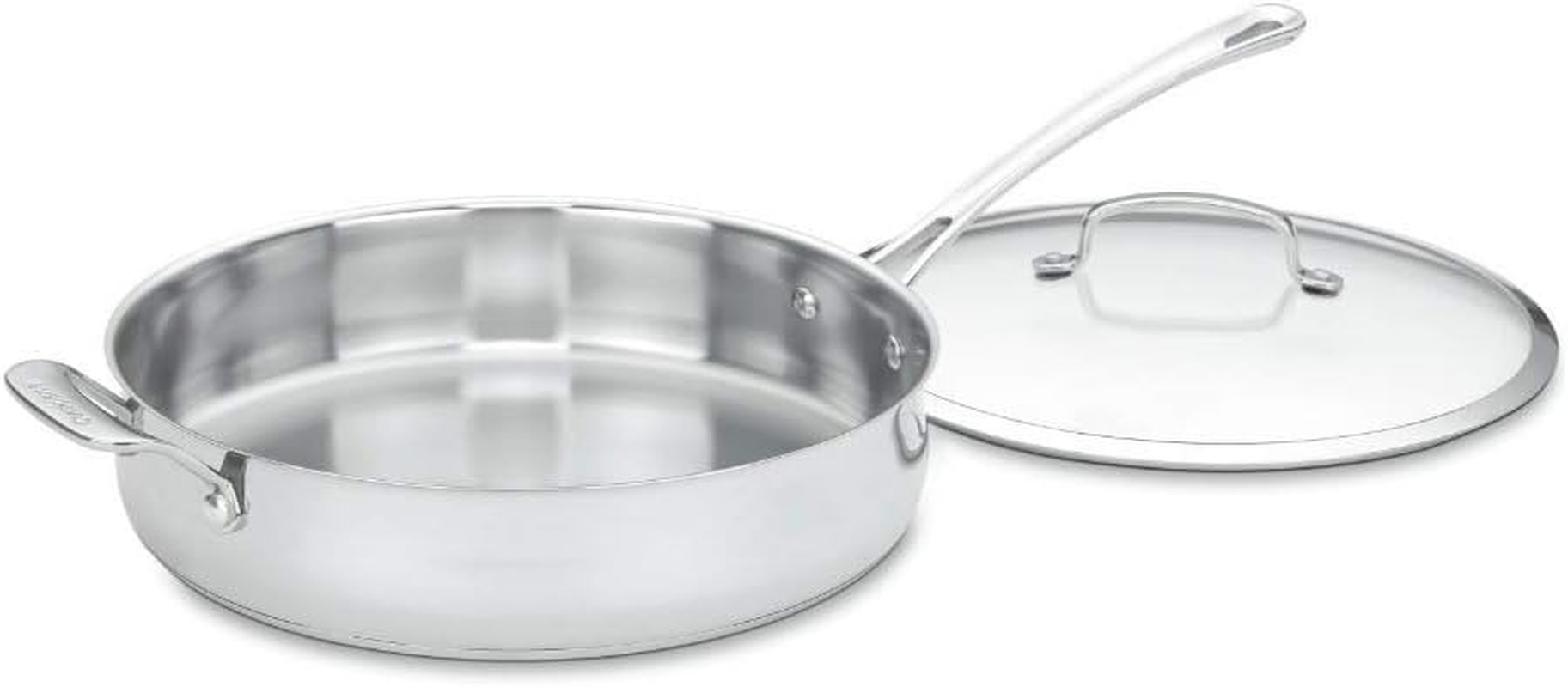 Cuisinart 422-24 Contour Stainless 10-Inch Open Skillet image number 2