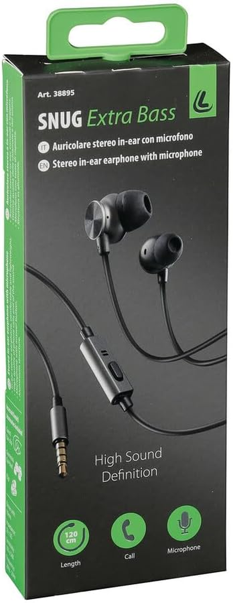 Lampa Snug 38895 Stereo In-Ear Headset with Microphone