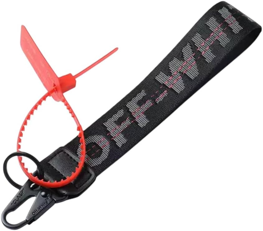 TRJS Classic Wristlet Keychain with Industrial Design - Heavy Duty Nylon with Metal Clasp for Car Keys, Wallet, Camera, and Fashion. for Men and Women.