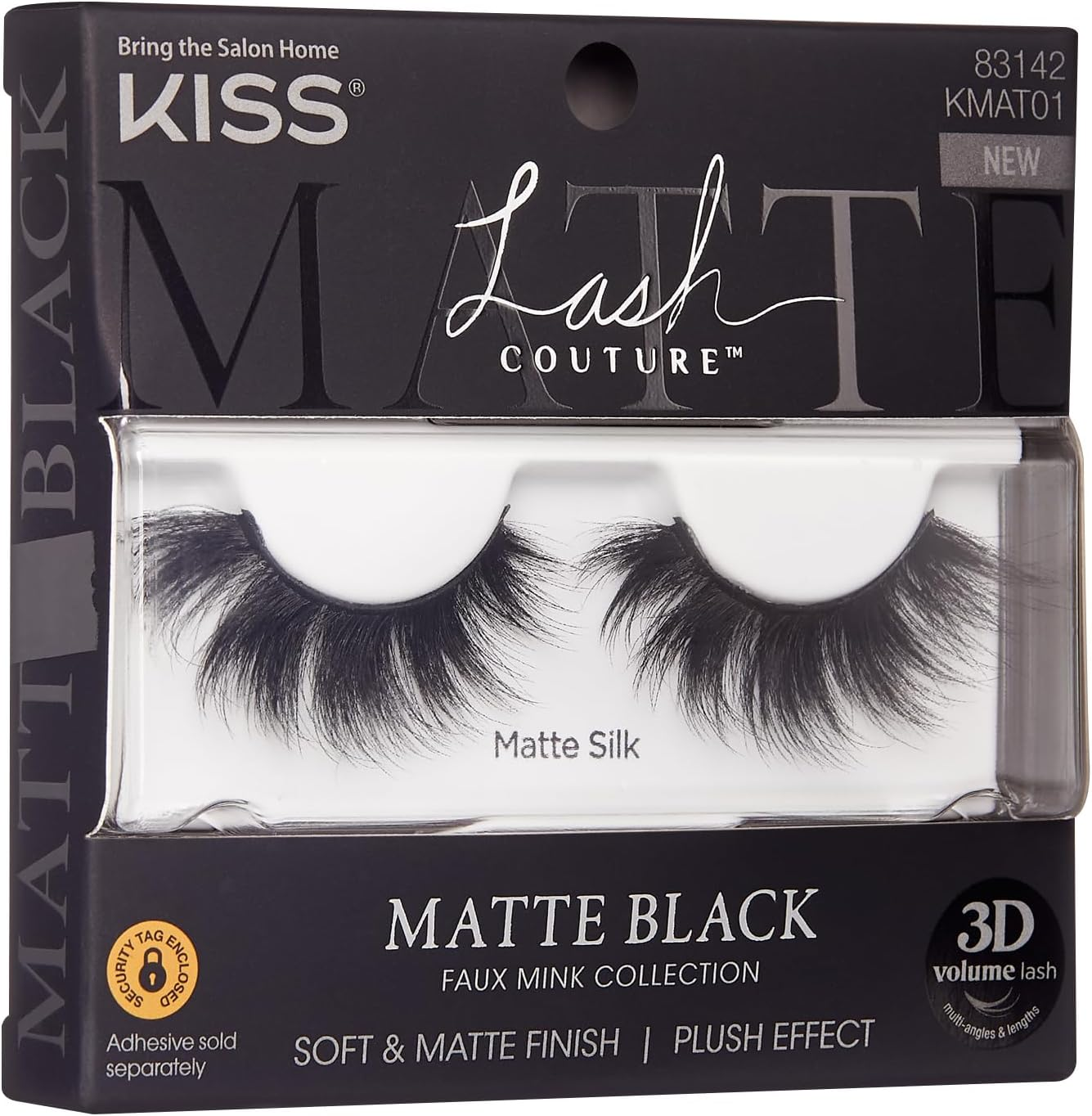KISS Lash Couture Matte Black Faux Mink Collection 01 image number 3