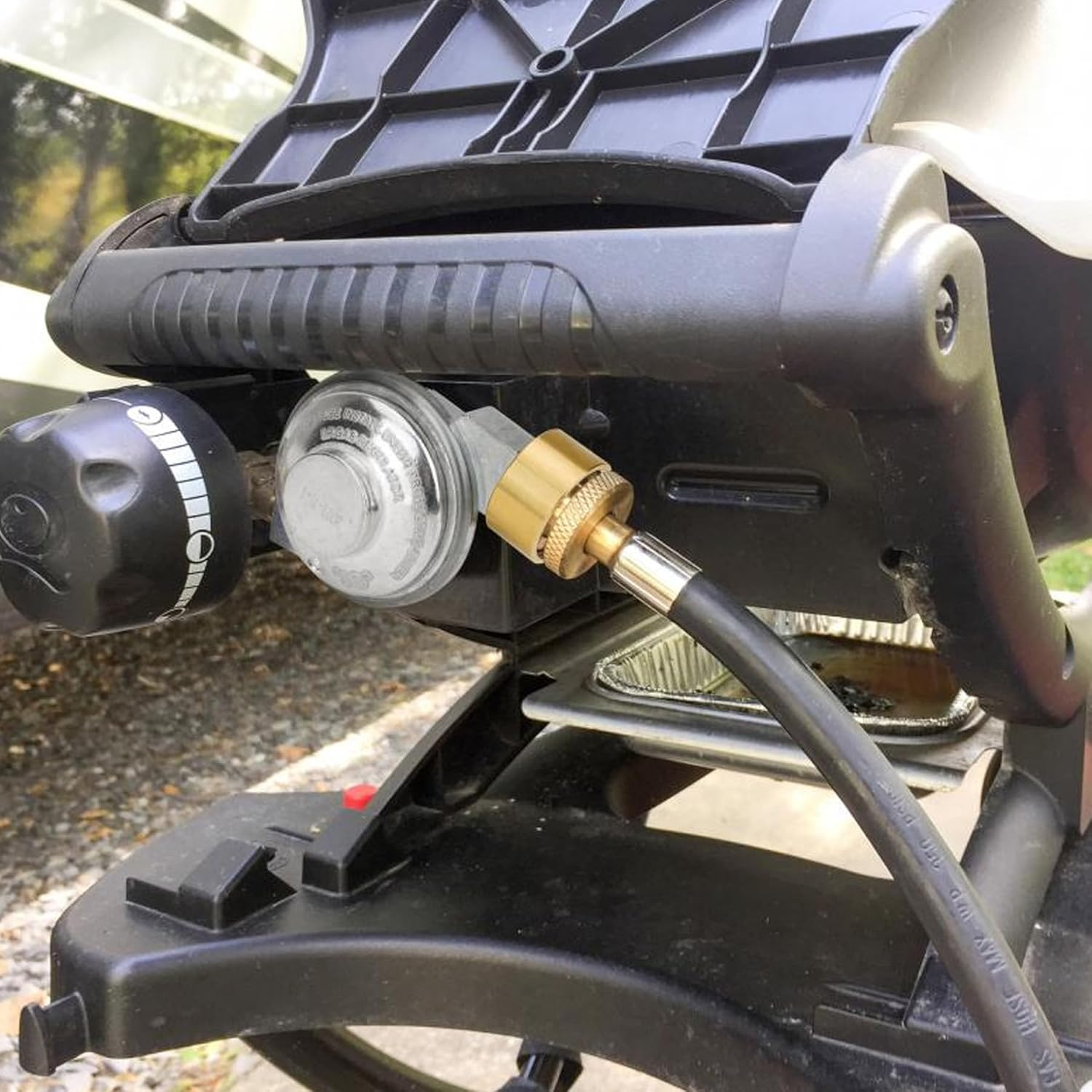 64865 Grill Valve Regulator for Weber Q2000 Q2200 Series Gas Grills, Regulator Compatible with Weber54060001, 396002, 566001, 566002 Grill Models, Replacement for Weber 64865 Gas Regulator image number 4