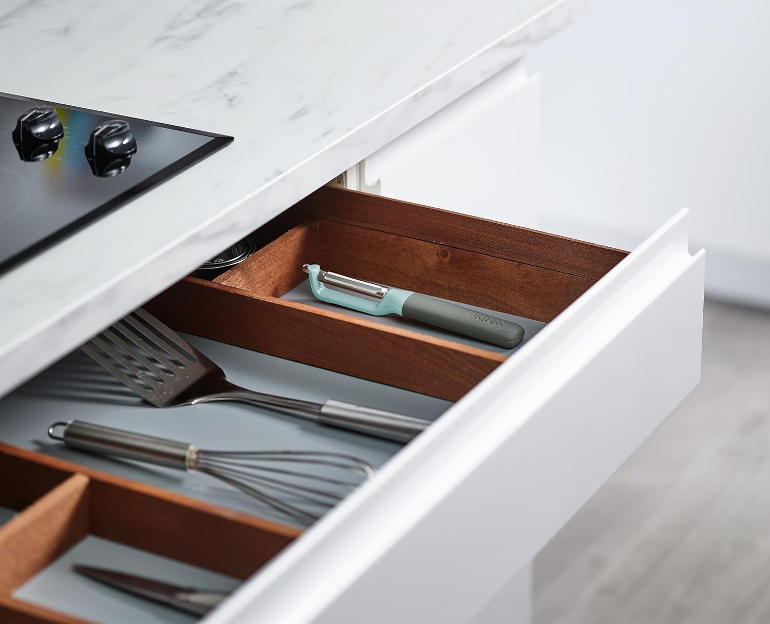 Joseph Joseph Duo Swivel Vegetable Peeler, Opal image number 3