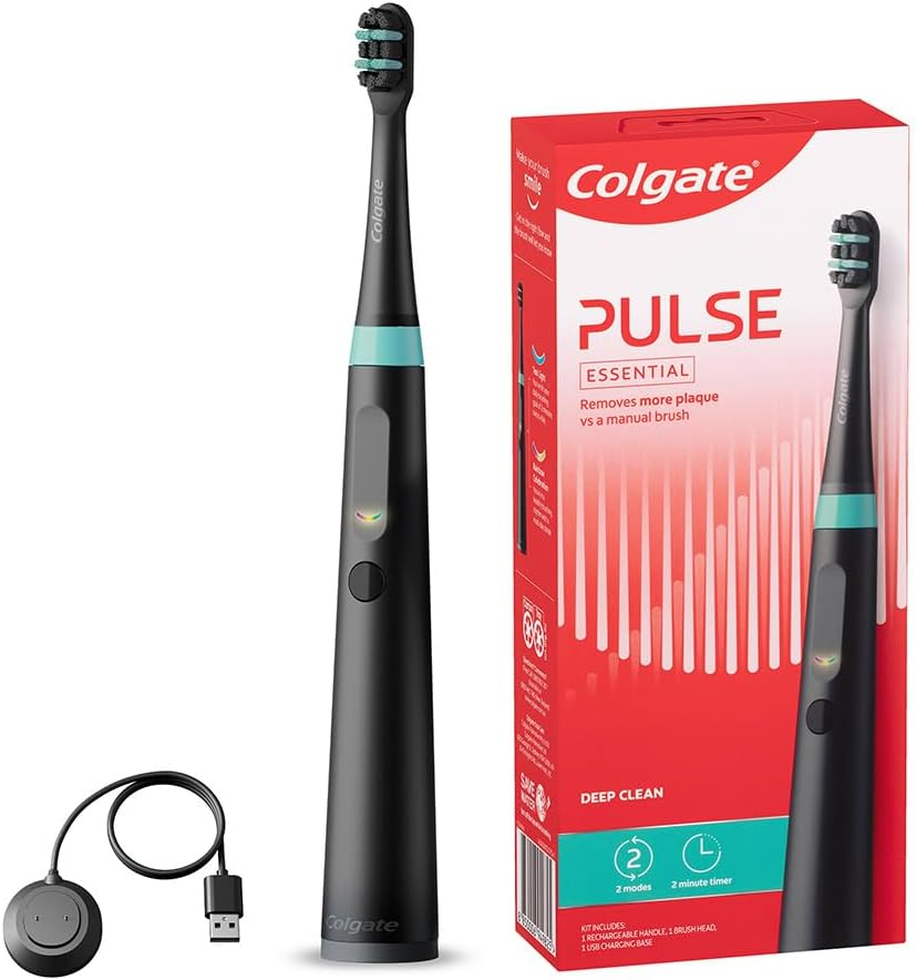 Colgate Pulse Essential Electric Toothbrush, 1 Pk, Deep Clean, Plaque Removal image number 1