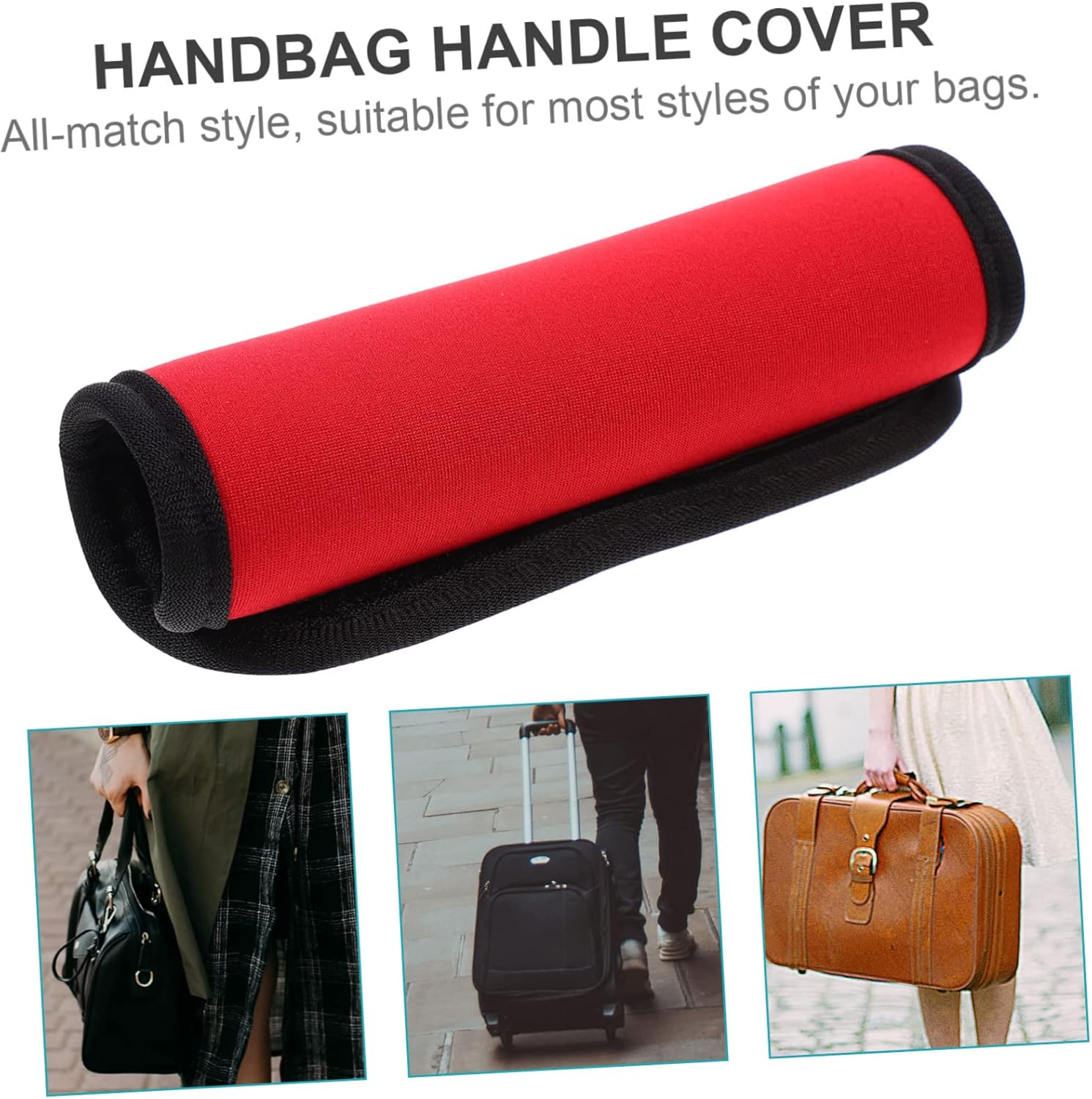 CALLARON Luggage Handle Wraps Neoprene Handle Covers Soft Grip Protection for Suitcase Travel Bags for Travel Accessories