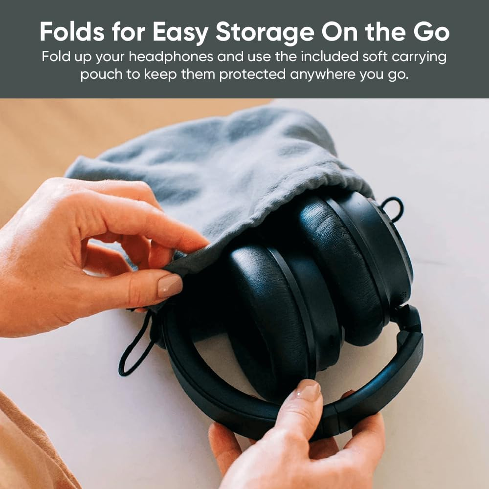 Wyze Headphones Noise Cancelling, Wireless over Ear Bluetooth Headphones with Mic, Headset with Microphone, Alexa Built-In, Hifi Sound, Transparency Mode for Travel Home Office, Custom EQ via Wyze App