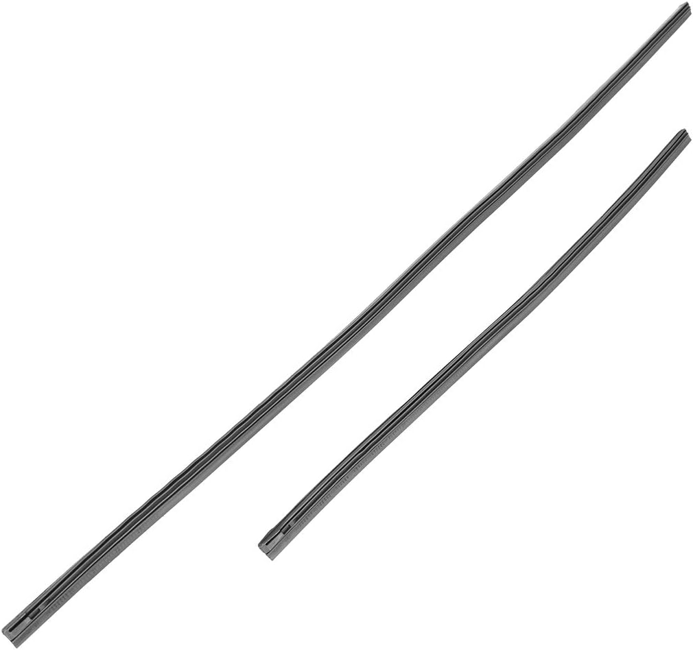 X AUTOHAUX 4Pcs 425Mm 650Mm 17" 26" 8X10Mm 3 Section Car Windshield Wiper Blade Refill image number 6