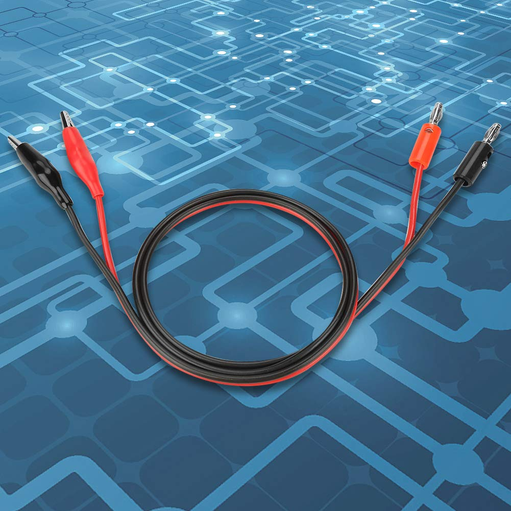 Jeffergarden Banana Plug Clamp/Holder Wire Test Clips Banana for Isolators Set 30V 5A Copper Soft Cable Wire Set for Adjustable DC Regulated Power Supply image number 3