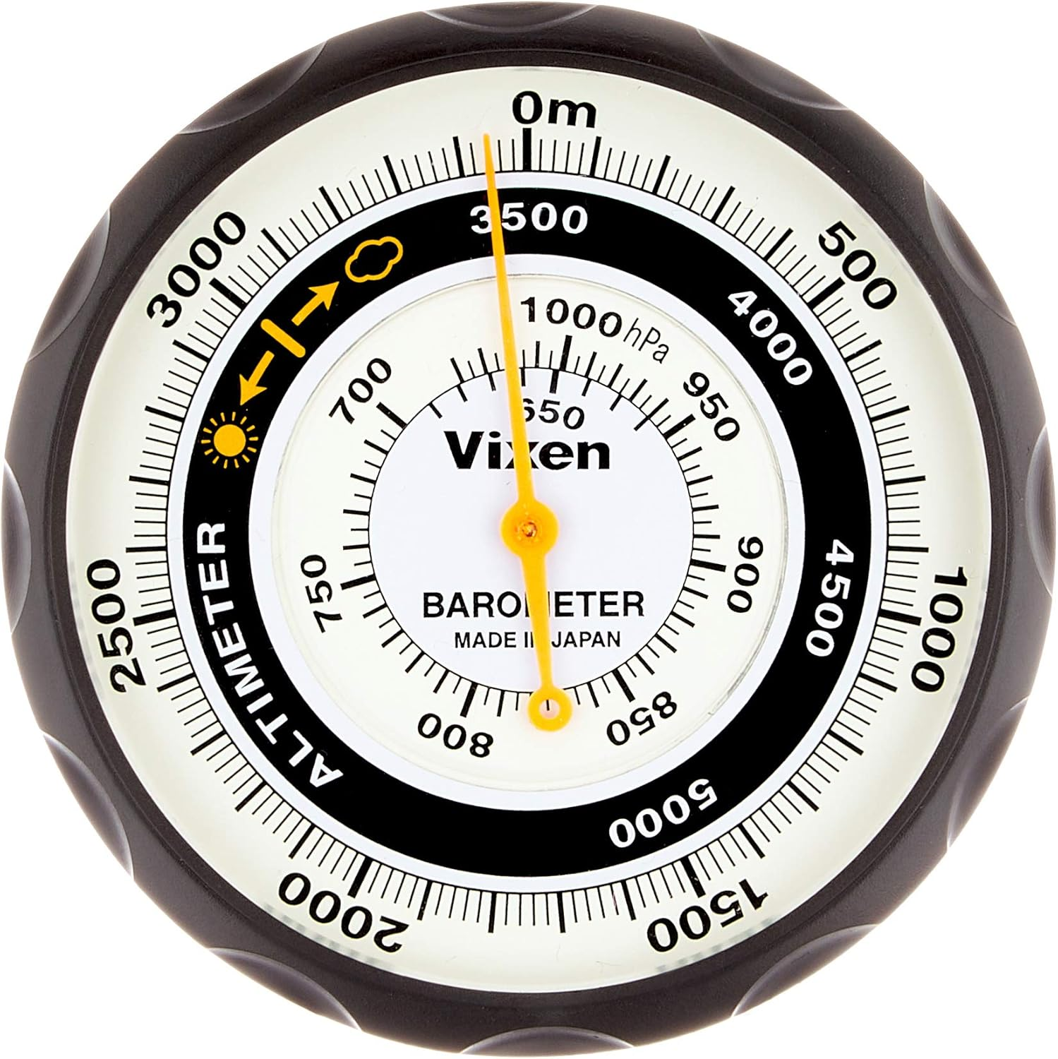 Vixen 46811 Vixen Altimeter, Analog with Barometer, Black image number 4