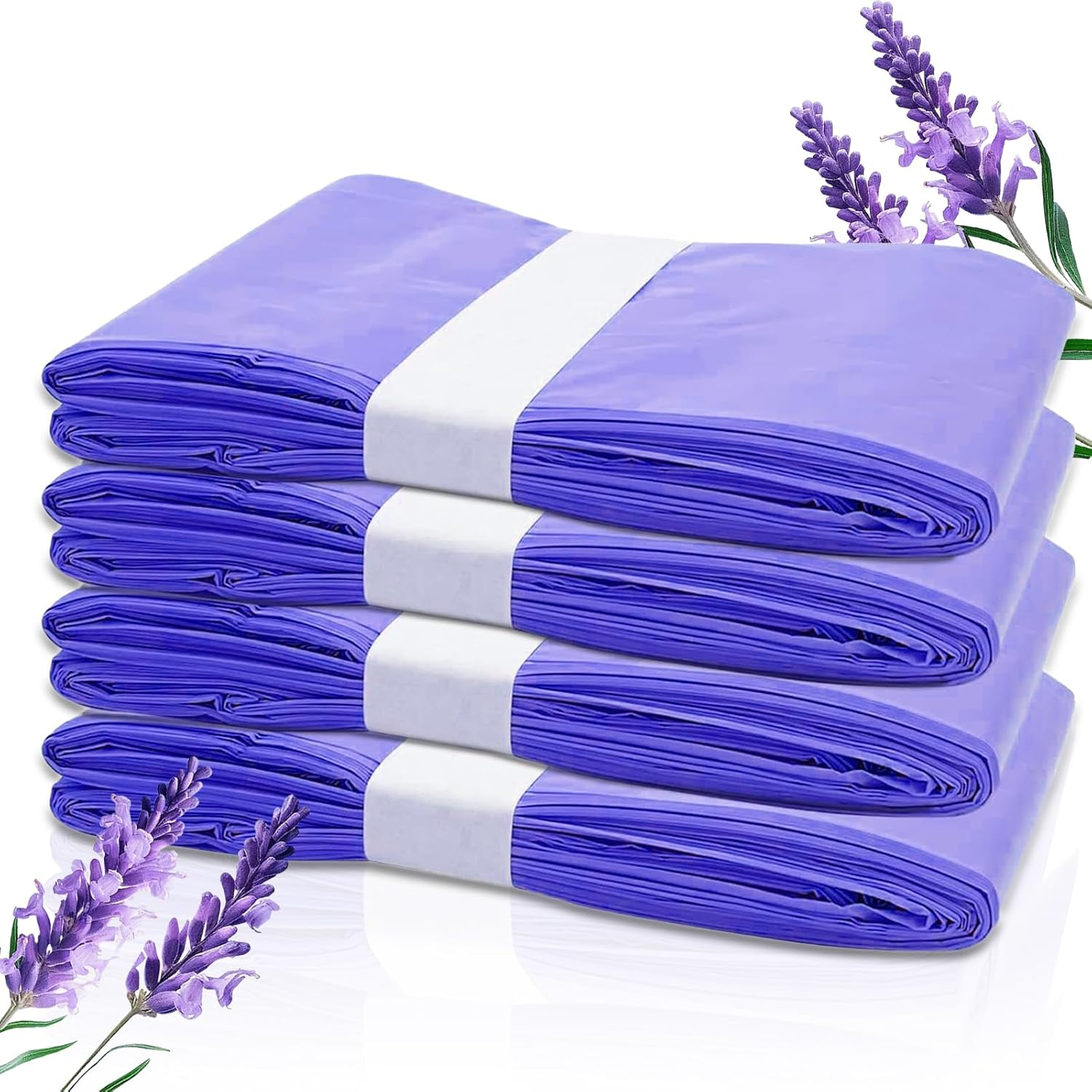 Diaper Pail Refills Bags 4 Pack Compatible with Dekor plus Diaper Pail Liners Diaper Refill Liners Holds up to 2320 Diapers image number 4