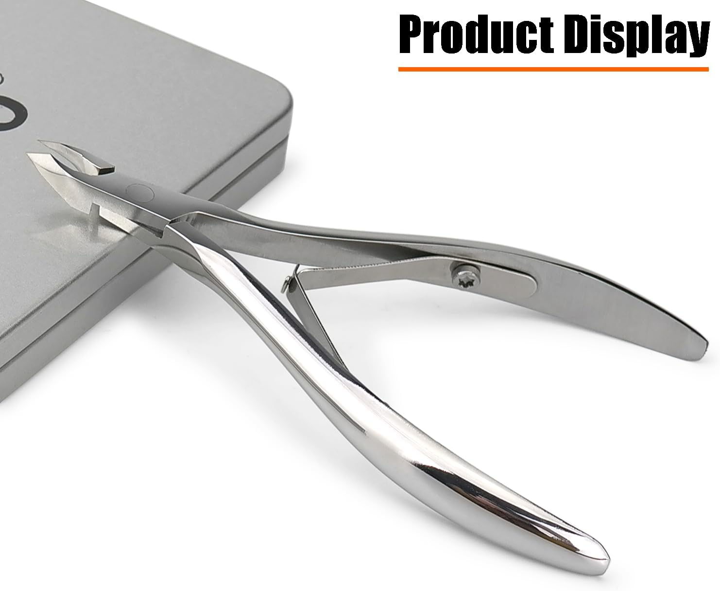 Lepinko Salon Quality Cuticle Cutter with Cuticle Remover, Super Labor Saver Cuticle Cutter, Sharp Cuticle Scissors for Manicurists, Professional Tool image number 1