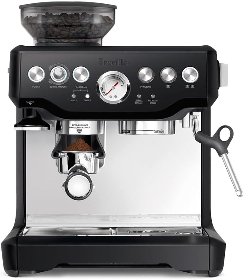 Breville Barista Express Espresso Machine, Black Truffle, BES870BTR
