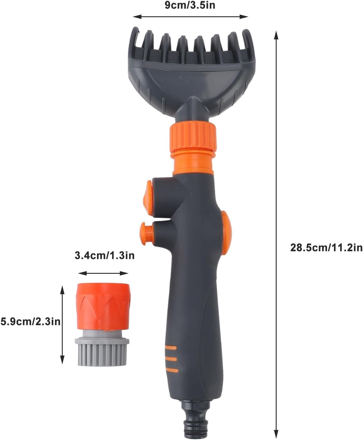 Lvifloae Pool Cartridge Cleaner, High Efficiency PVC Cartridge Cleaning Brush, Reusable Spa Pool Water Filter Cleaning Hose Attachment Tool for Swimming Pool image number 6