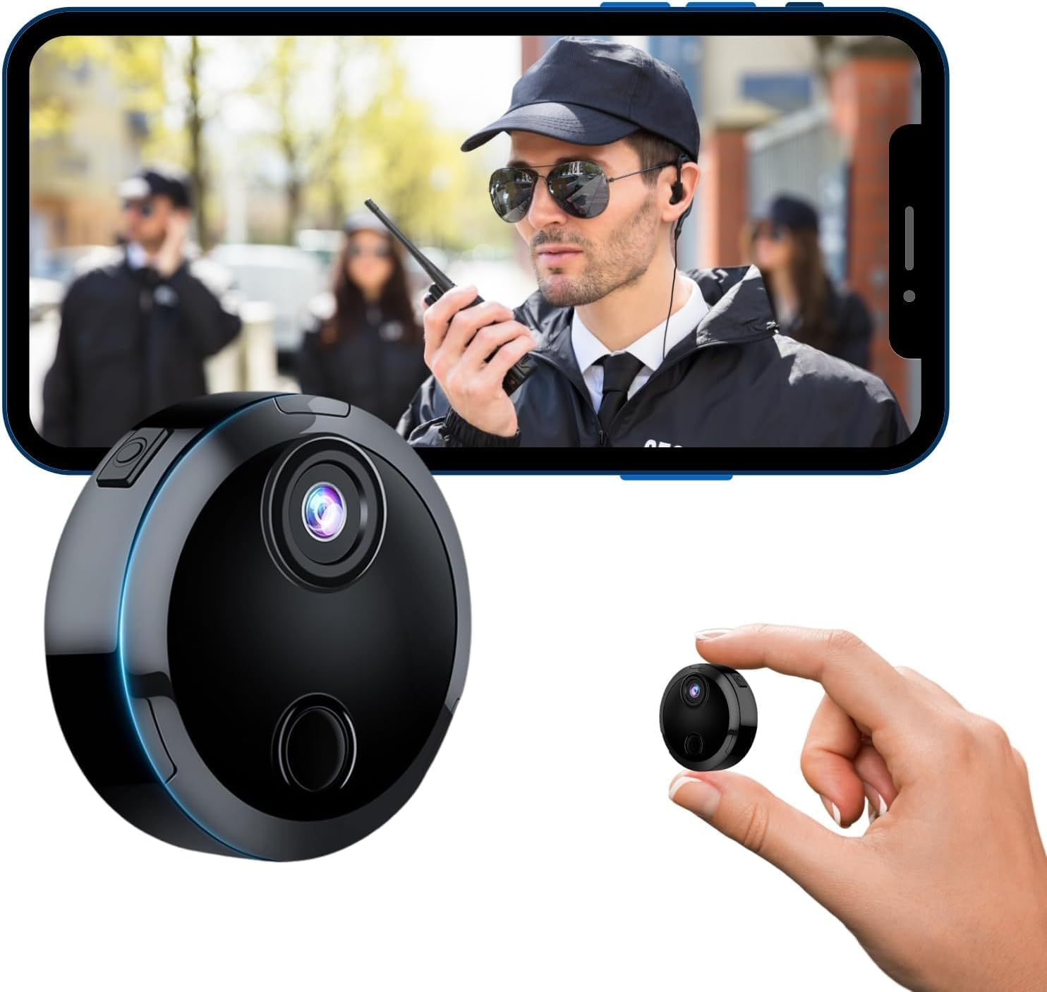 Mini Pet Sports Baby Nanny Hidden Camera HD 1080P Surveillance Security Motion Detection Night Vision, Wifi Wireless Indoor Camera image number 1