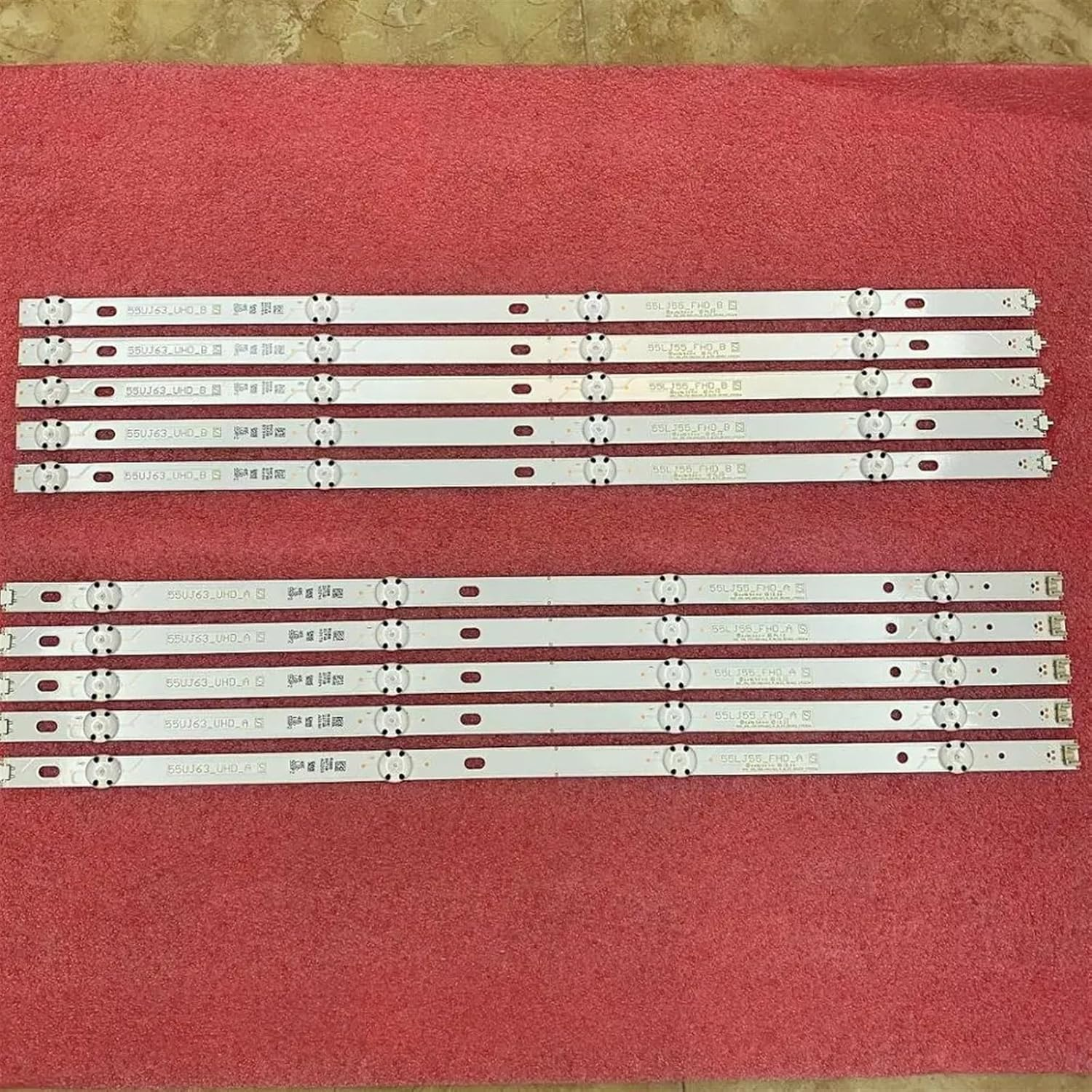 LED Backlight Strip for L/G 55UJ630A 55UJ635T 55UJ6300 55UJ6307 55UJ635V 55UJ634V 55UJ630V 55LJ5500 55UJ6309 55UK6100PLB 55UJ630Y image number 1