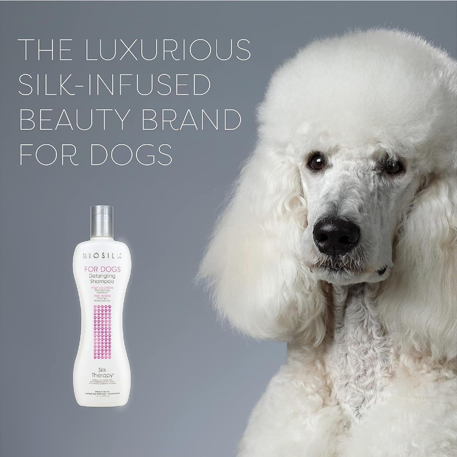 Biosilk Silk Therapy Detangling Shampoo for Dogs 355 Ml image number 5