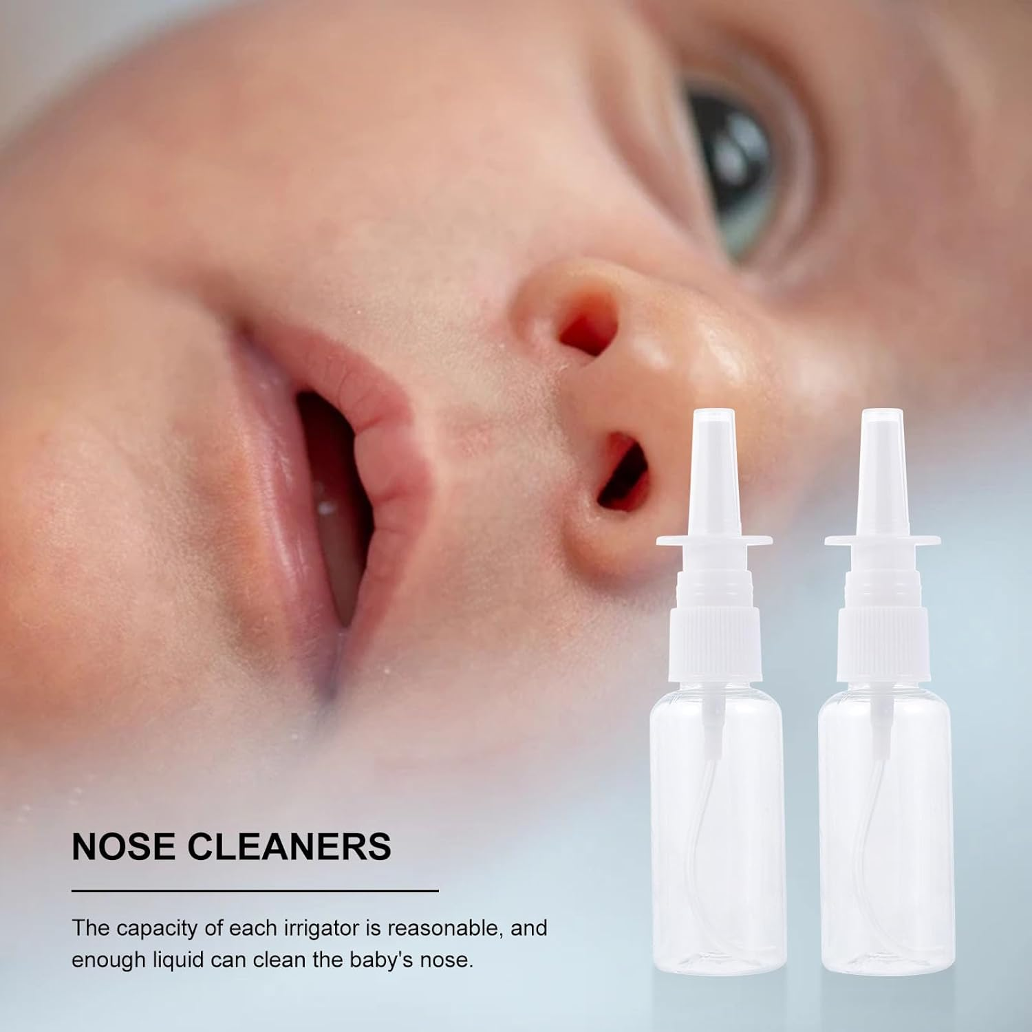 FOMIYES 2Pcs Nasal Cleaner Spray Bottle for Boy Girl Lightweight Nasal Irrigator for Blocked Nose Relief for and Use image number 4