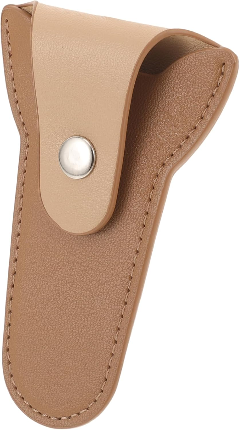 NULYLU Nail Clipper Cuticle Scissor Pouch for Nail Tools Accessories Solid Leather Bag image number 5