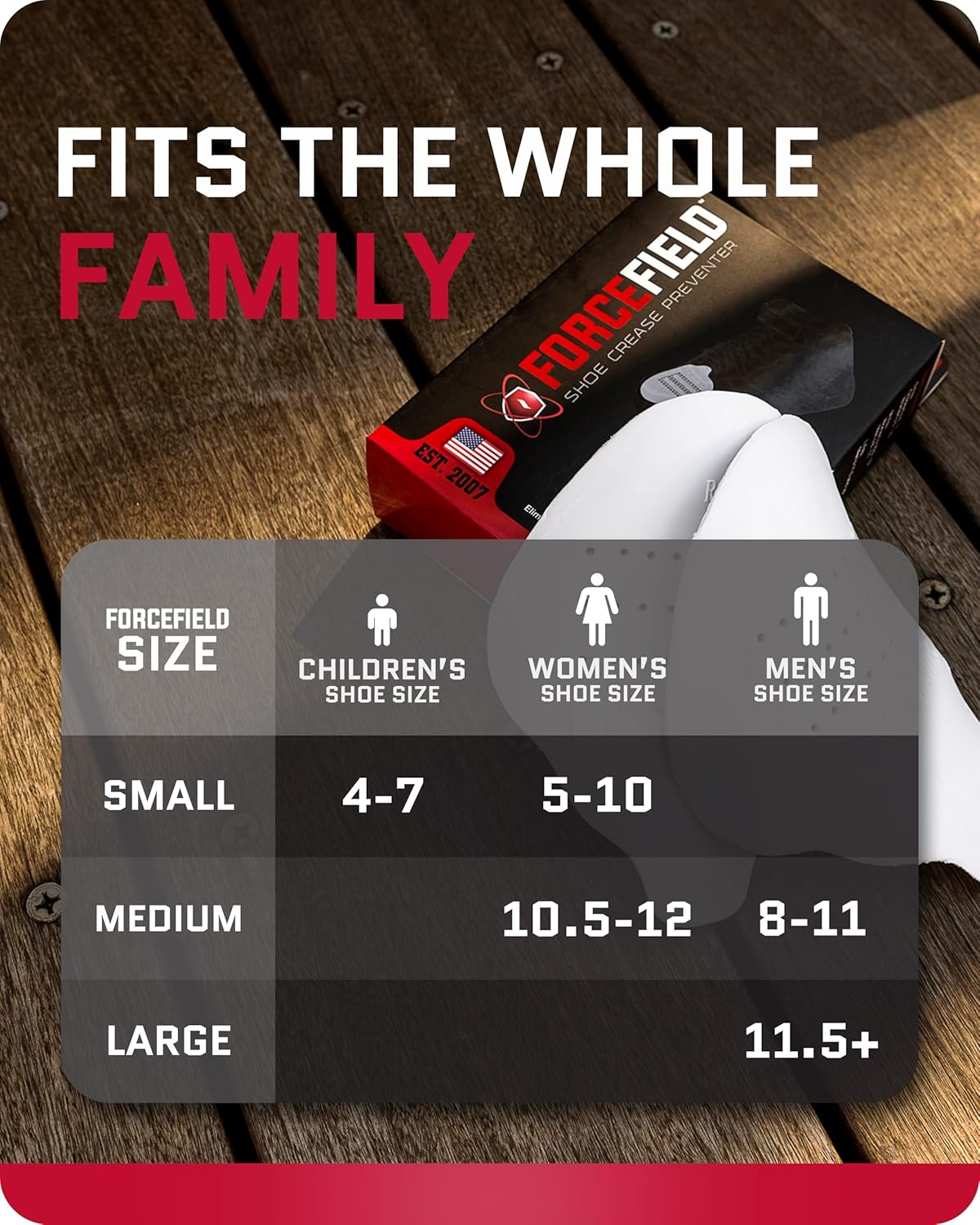 Forcefield Crease Preventer Shoe and Boot Toe Guards image number 1
