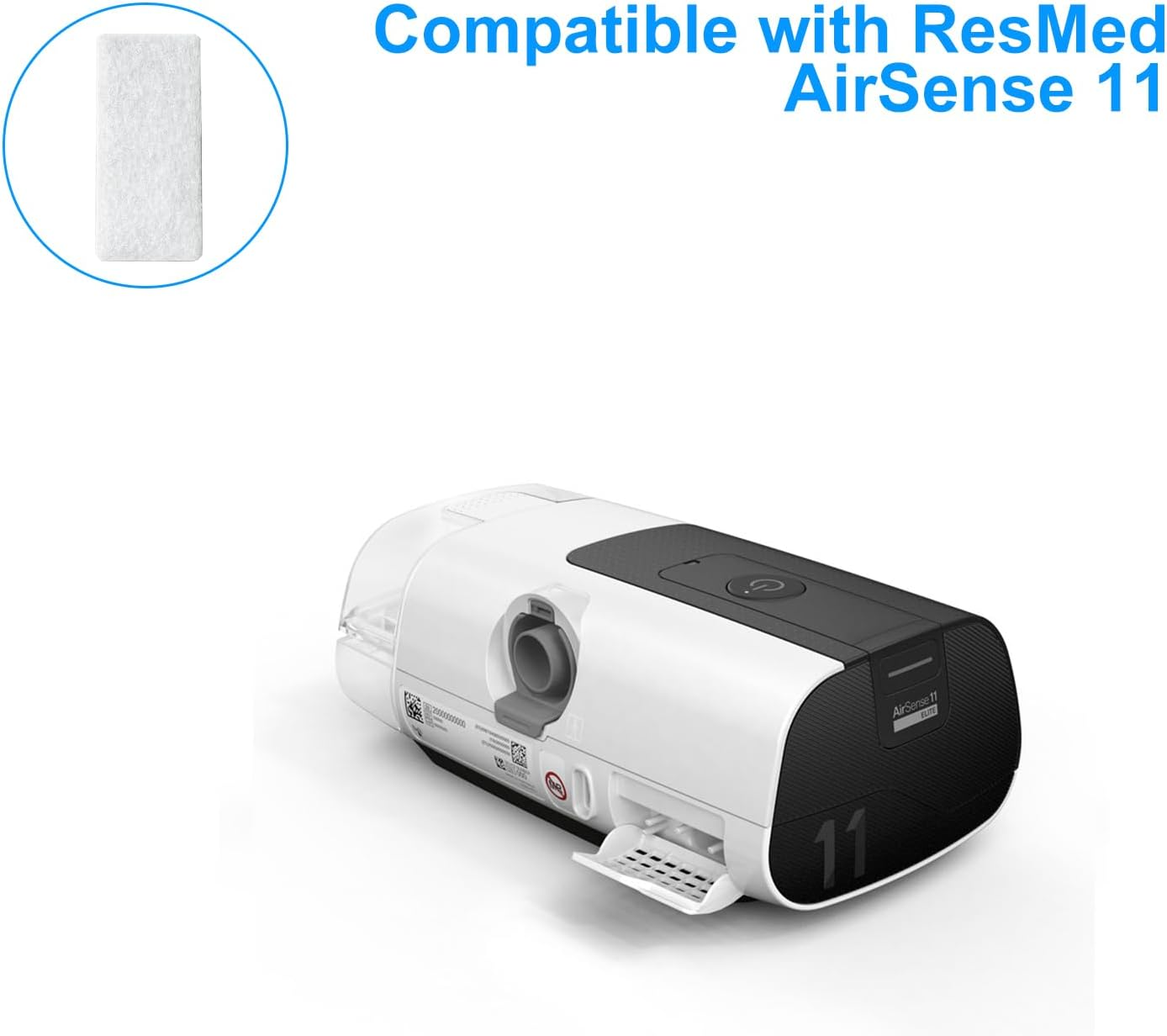 56 Pack CPAP Filters, Compatible with Resmed Airsense 11 (56P)