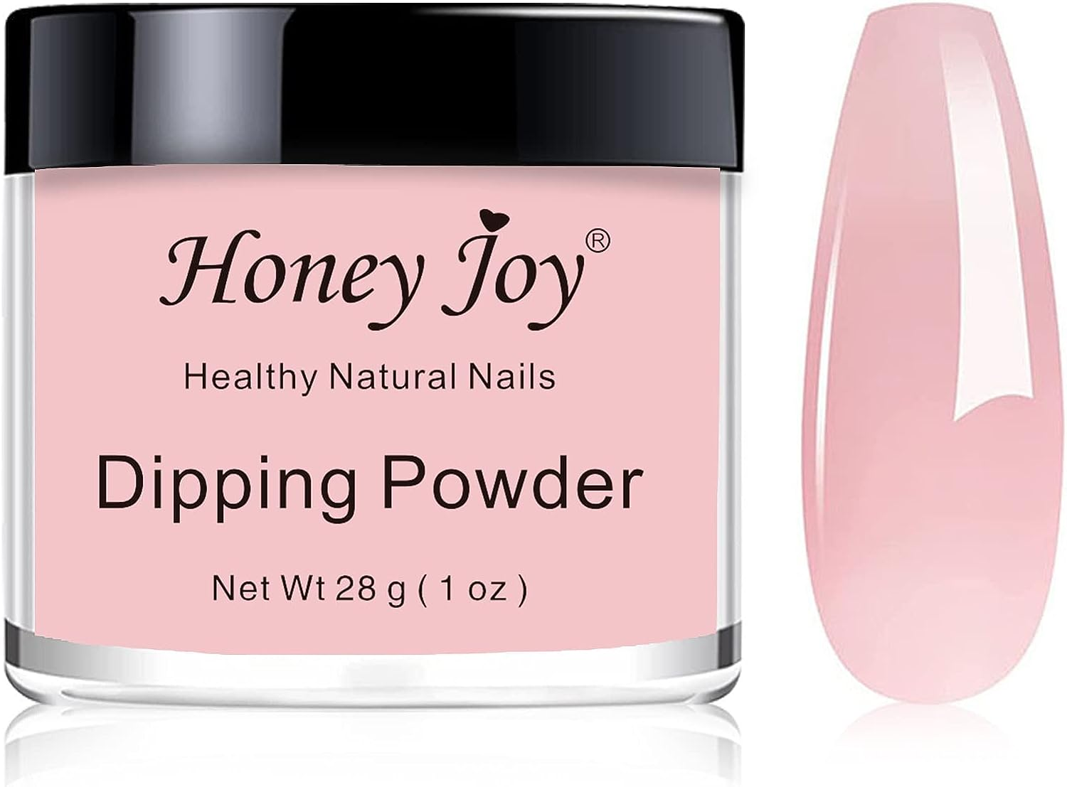 28G/Box Dipping Powder French Manicure Pink and White Clear Transparent Starter Kit Dip Powder Nails No Cure,0.98Oz per Box, Hj-Nd064B-Natural White