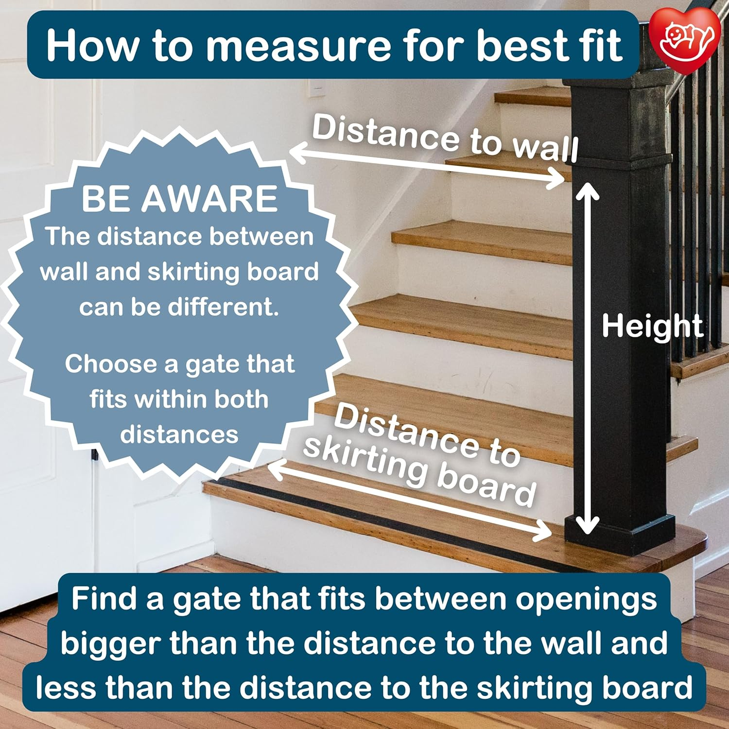 Babydan Odense, Covers Openings between 60.5-102 Cm/23.9-40.1 Inches, Extendable Stair Gate/Baby Gate/Safety Gate, Wood, Made in Denmark - (Pet Gate/Dog Gate)