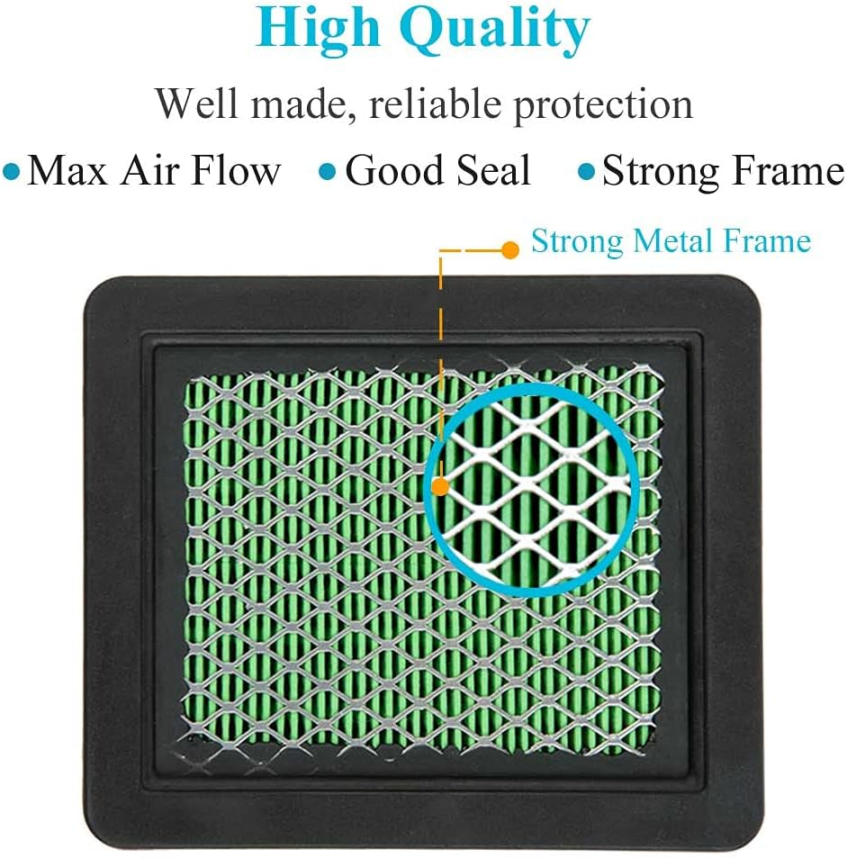 HOODELL GCV160 Air Filter Tune up Kit for Honda GCV190 GC190 GC160 GX100 Engine HRC216 HRR216 HRR2169VKA HRX217 Lawn Mower, Replace GCV160 Spark Plug 17211-ZL8-023 Air Cleaner image number 6