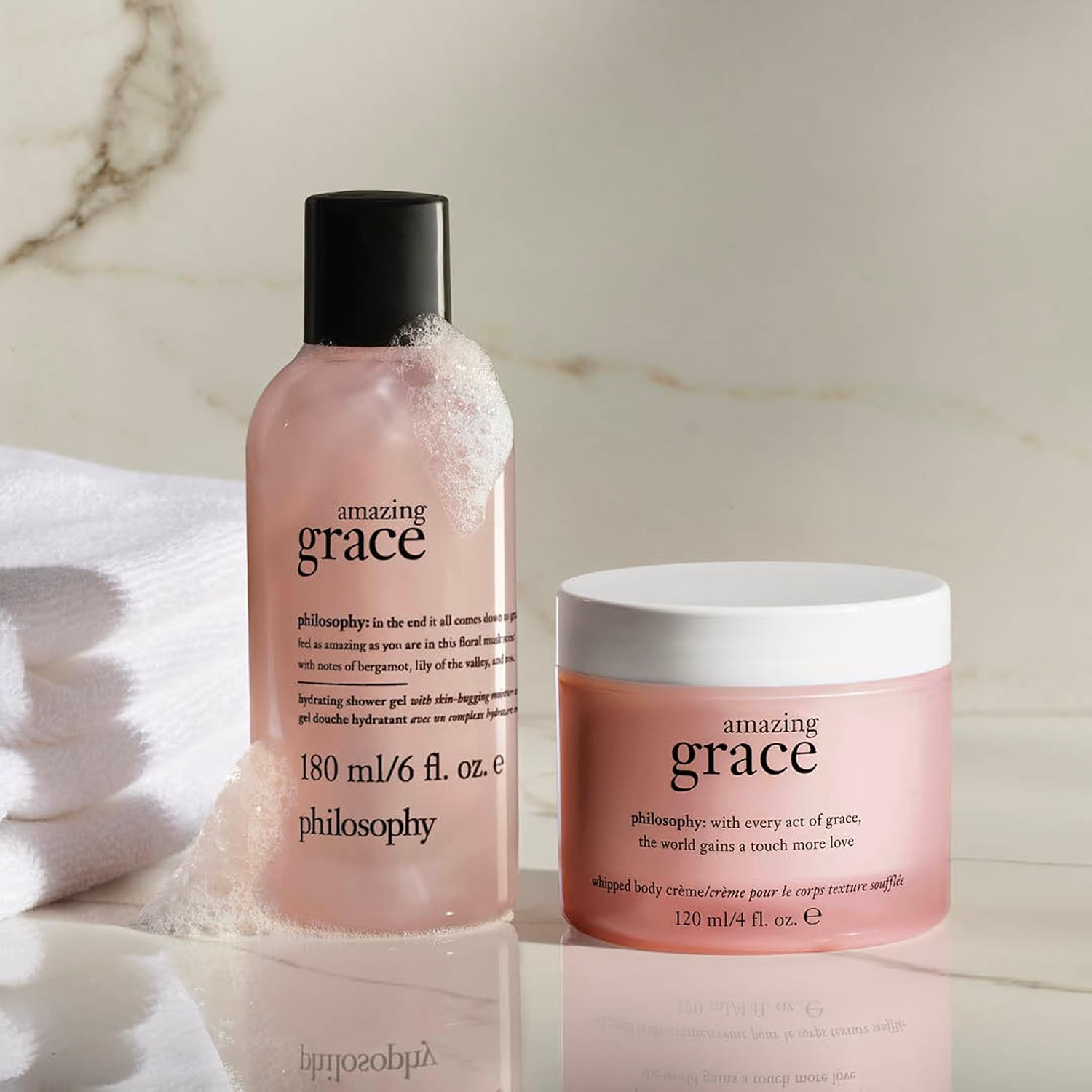 Philosophy You'Re so Amazing Gift Set - 2-Pc. Amazing Grace Hydrating Shower Gel (6Oz) & Whipped Body Cr&egrave;me (4Oz) - Moisturizing Bath & Body Duo for Women
