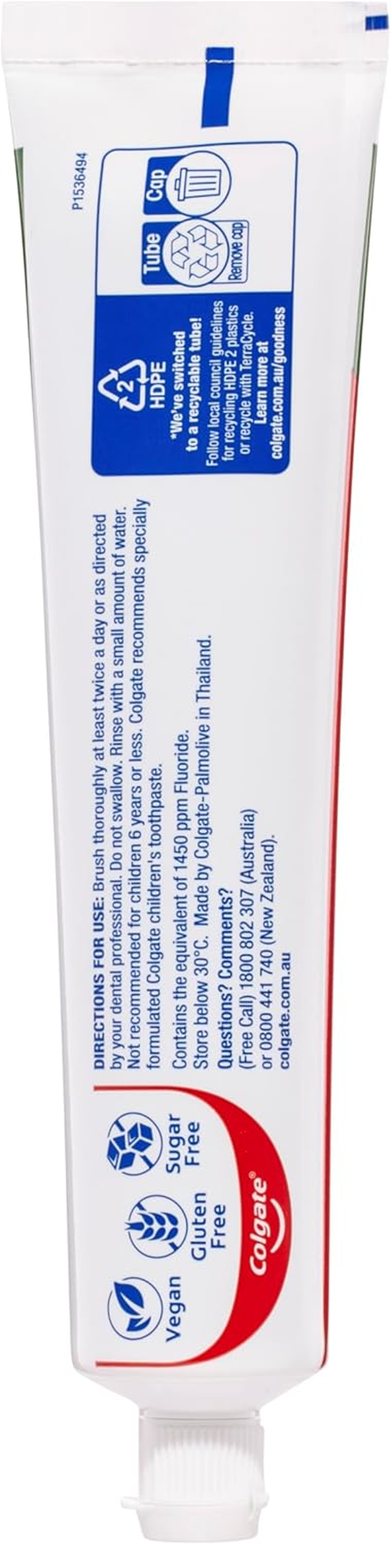 Colgate Cavity Protection Toothpaste, 180G, Cool Mint Flavour, for Calcium Boost image number 4