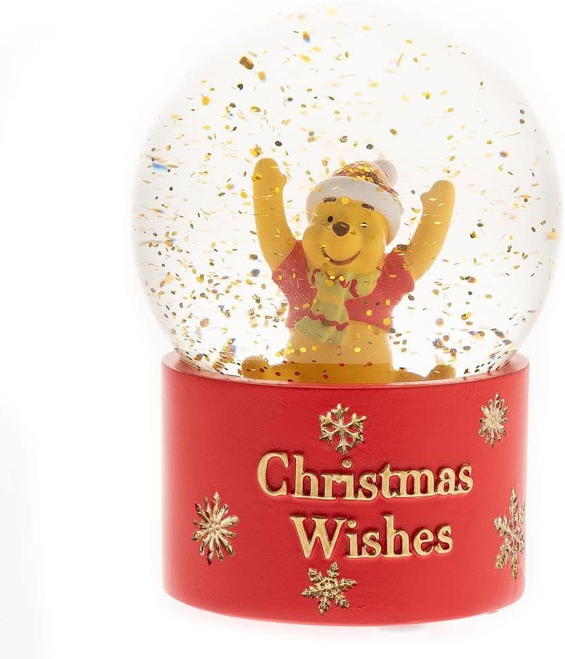 Disney Gifts Winnie the Pooh Christmas 'Christmas Wishes' Pooh Snowglobe