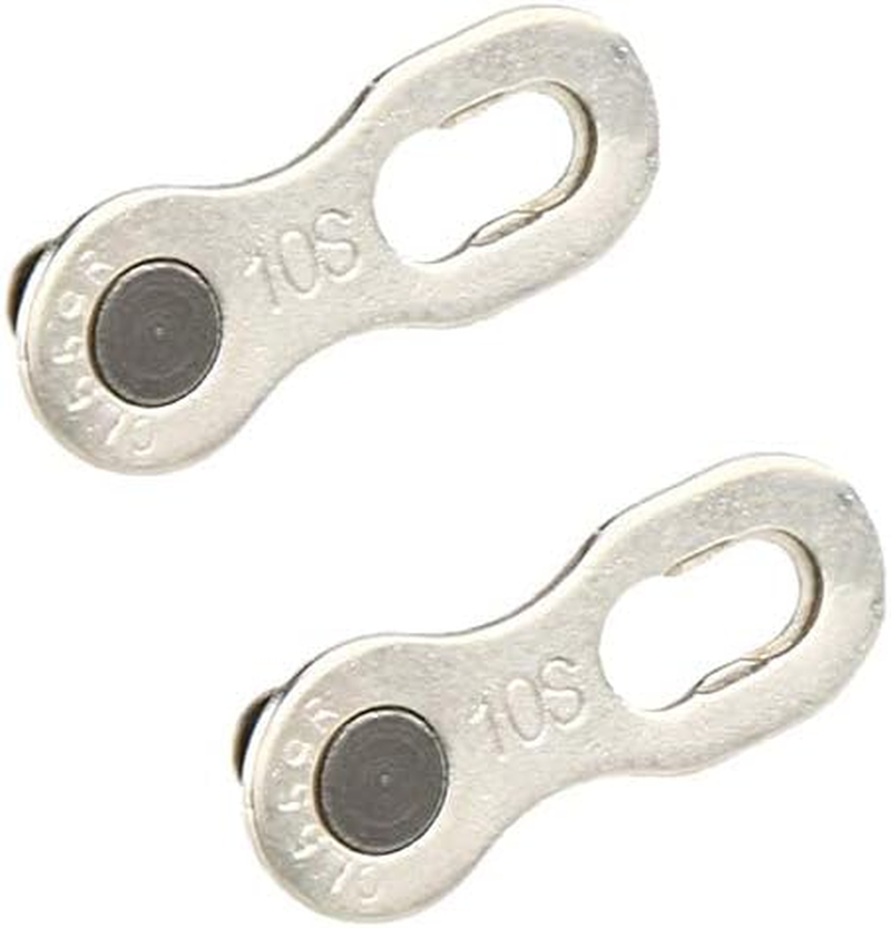 5 Pairs Bicycle Missing Link for 10 Speed Chain, Silver, Reusable image number 1