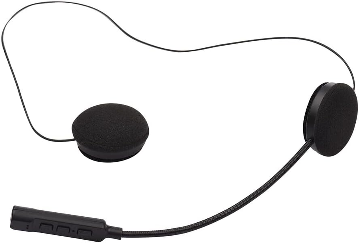 Bluetooth 5.1 Wireless Motorcycle Helmet Headset Intercom Motorbike Headphone image number 5