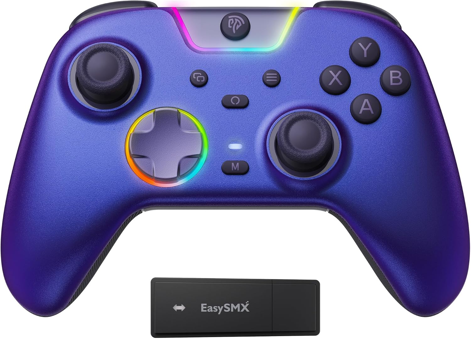 Easysmx X05PRO Wireless PC Controller &ndash; Quiet-Press Buttons, 2-Stage Impulse Triggers, 2 Programmable Buttons, Hall Joysticks, 1000Mah Battery, 1000Hz Polling Gaming Controller for Pc/Switch/Android
