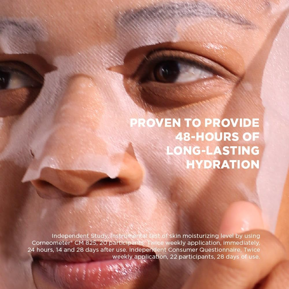 Skin Republic 10 Pack Hyaluronic Acid + Collagen Face Mask Sheet image number 4