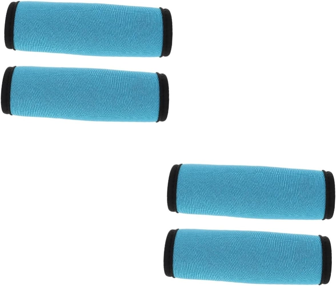 WATIIFUFU 4Pcs Travel Containers Neoprene Handle Wraps Luggage Handle Covers for Suitcase image number 6