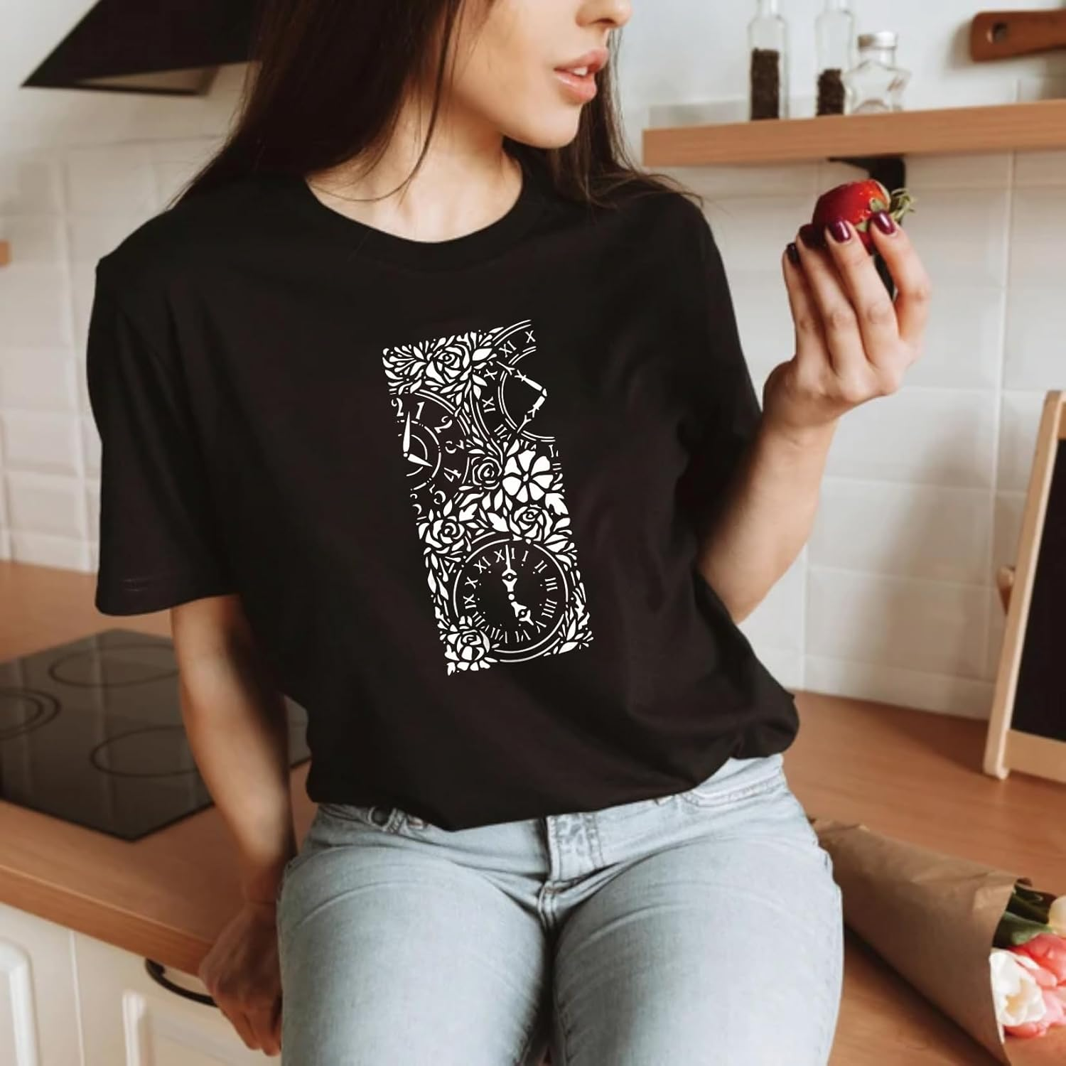 8 Pieces Stencils for Crafts Reusable Branches Musical Notes Stencil Floral Texture Background Layering Drawing Templates Stencils for Painting on Wood Furniture Paper (8 Branches) image number 2