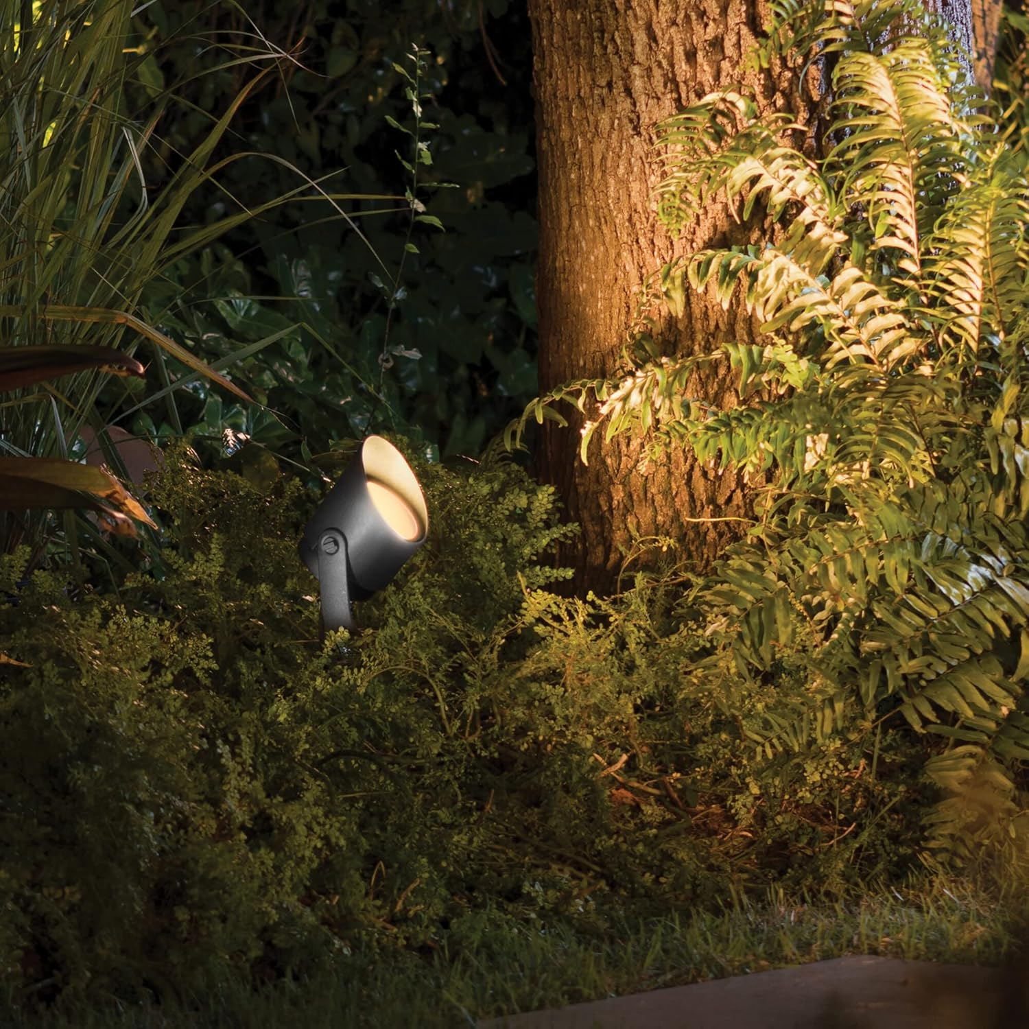 Philips Hue Lily XL White and Colour Ambiance LED Smart Outdoor Spotlight image number 4