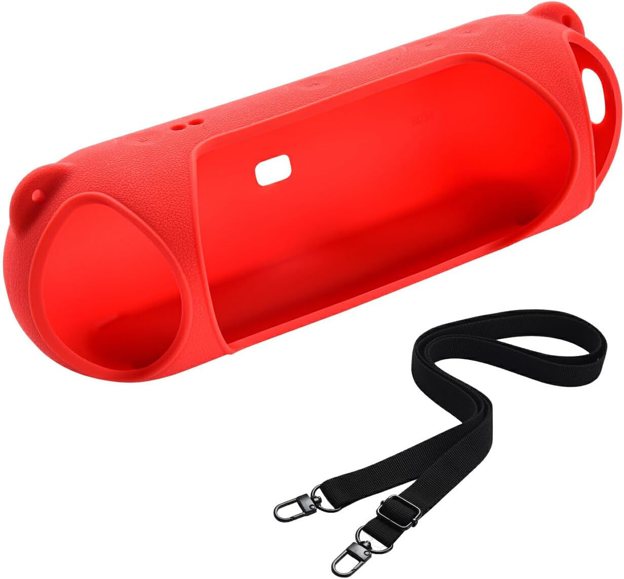 SUIOPPYUW Portable Case B Pill 2024 Speaker Case Soft with EATS Scratch-Proof Silicone Case B 2024 Shock-Proof Speaker Case, Black